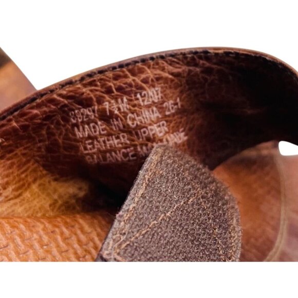 Clarks Womens Leather Slide Sandals Size 8.5 - Picture 4 of 5